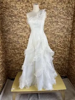 【中古】ウェディングドレス 7T 結婚式 パーティードレス W22*C59