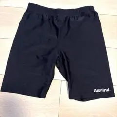 Admiral インナータイツ　スパッツ　ショートスパッツ　L ブラック