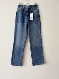 【ZARA】ハイライズストレートフィットデニム