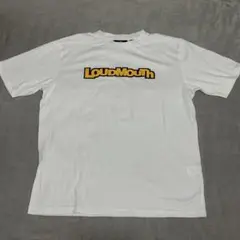 LOUDMouth ラウドマウス ゴルフ ロゴ Tシャツ ホワイト サイズXL