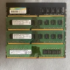 SP DDR4-2133 16GB & SanMax 8GB RAMセット