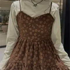 【idem】poco poco flower onepiece
