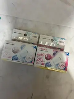 TOSHIBA LED電球 380lm 25W キレイ色 2本　新品