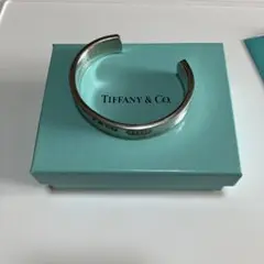 極 美品 保存箱 付き ティファニー シルバー925 ブレスレット バングル