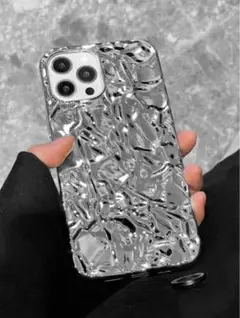 シルバークランチケース【iPhone13】
