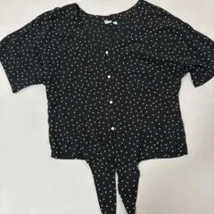 GAP ドット柄 半袖シャツ Sサイズ