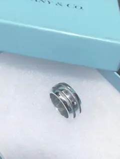 Tiffany&co ティファニー グルーブド ダブルライン リング②
