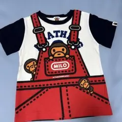 BAPE KIDS MILO オーバーオールTシャツ 110cm