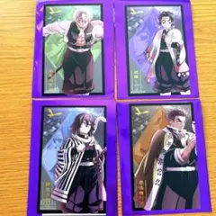 鬼滅の刃 描き下ろしイラスト フォトカ ード 実弥 胡蝶 伊黒 悲鳴