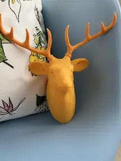 鹿　置物　壁掛け