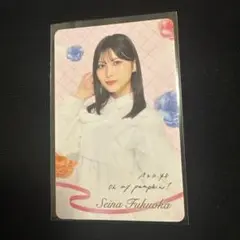 福岡聖菜 AKB48 oh my pumpkin 通常盤 オリジナルトレカ