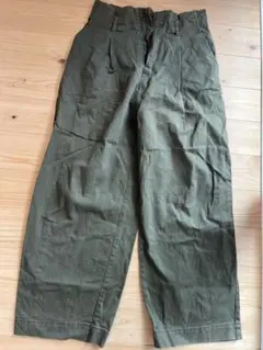 w closet ワークパンツ オリーブグリーン