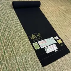 【新品未使用・汚れあり】今上天皇陛下大賞祭装束小忌衣＜絽・八掛付き＞正絹　反物