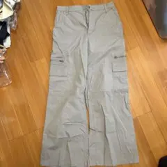 Social Tourist ウルトラハイライズ M ベージュ カーゴパンツ