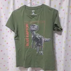 UNIQLO　UTジュラシックパーク Tシャツ オリーブグリーン　140