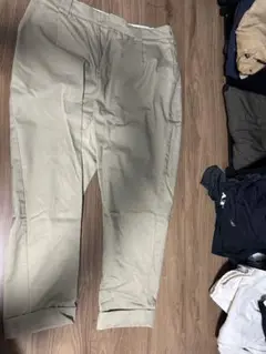 Dickies ベージュ チノパン 裾折り返し
