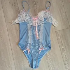 新品フリル ボディスーツ