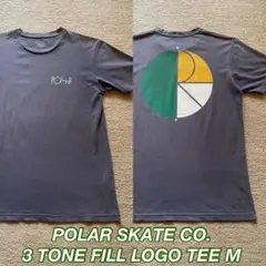 POLAR SKATE CO. 3 TONE FILL LOGO TEE M