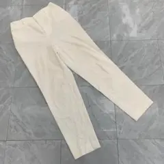 ロートレアモン テーパードパンツ オフホワイト 無地 シンプル 40