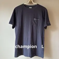 美品　メンズchampion半袖Tシャツ　紺色