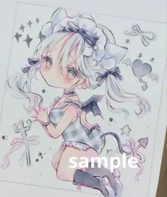 【原画】小色紙『DEVIL♡vol.1』
