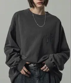 【美品】Alfred Alex ロンT ブラック Mサイズ