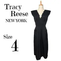 Tracy Reese トレイシーリース ロングワンピース 【4】ブラック