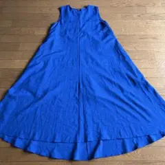 AZULノースリーブワンピースブルーサイズS