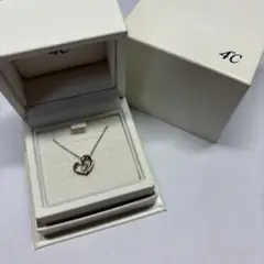 4℃ ハート型 シルバーネックレス
