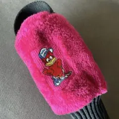 ドライバー用ヘッドカバー ピンク 訳あり