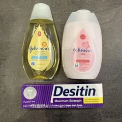 johnson's ベビーソープ、ローション、Desitinのセット