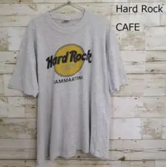 ハードロックカフェ　Tシャツ　XXL 古着　半袖　グレー　XXL 2XL 3L