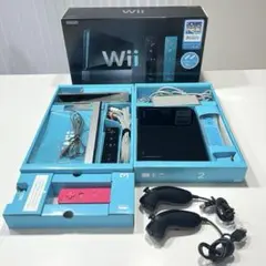 Wii本体 ブラック WiiFitセット
