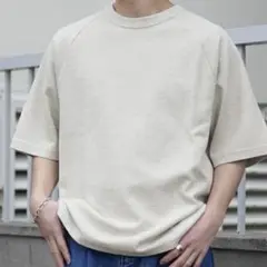 【美品】blurhmsROOTSTOCK ブラームス ワッフルT オートミール