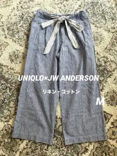 UNIQLO×JW ANDERSON リネン ワイドパンツ M