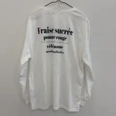 QM1274 Amista 長袖tシャツロンT ホワイト　レディースL 古着
