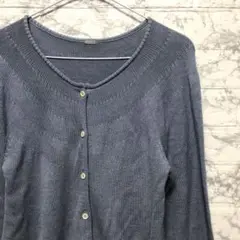 Margaret Howellマーガレットハウエル★シルク混ニットカーディガンF