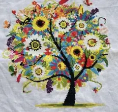 夏 刺繍完成品
