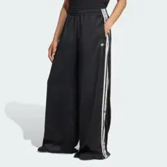 人気　adidas オリジナルス　ストライプ ワイドパンツ　Ｍ　超美品