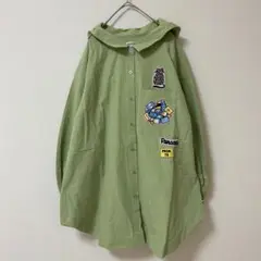 タグ付き未使用　PERSON'S パーソンズ　フード付きオーバーサイズシャツ　L