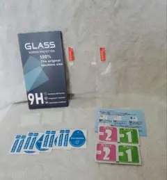画面保護フィルム×2枚 カメラ保護フィルム×2枚 9H
