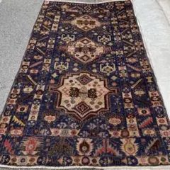 年代ペルシャ 手織り 絨毯バルチトライバル ヴィンテージ 117x205cm