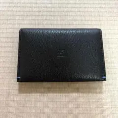 IS/IT 黒 レザー 名刺入れ