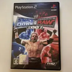 WWE SmackDown vs Raw 2007 PS2未開封カード付き