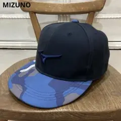 MIZUNO ミズノ キャップ フリー ブラック×カモフラ ゴルフウェア