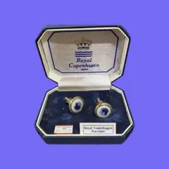 新品未使用　保管品　Royal Copenhagen ポーセリン カフス