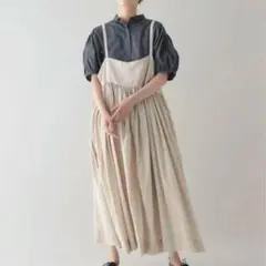 studio CLIP natural by clip リネン キャミワンピース