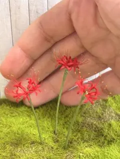 ミニチュア　彼岸花1本
