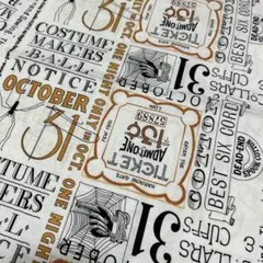 【ハロウィンプリント】USAコットン 約110×50cm
