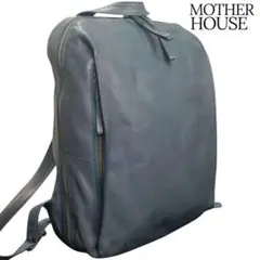 人気✨️MOTHER HOUSE カゼマトウ Lサイズ レザー リュック 青緑